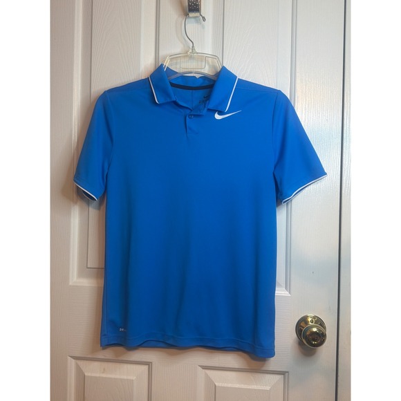 Nike Other - Nike Dri-FIT Mens XL Blue Short Sleeve Golf Polo Shirt 915882-406